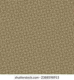 Textile pattern with flecks and short cross lines. Tweed fabric in olive and ivory tones. Cloth material for blazers, jackets, overcoats and others. Abstract vector.