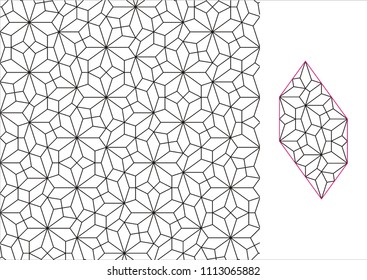 Textile pattern. Geometric  Background. Wallpaper.