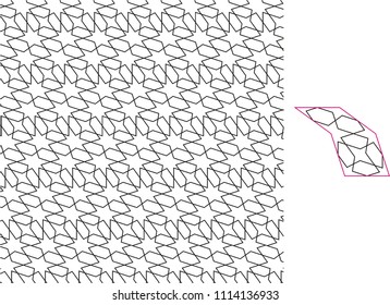 Textile pattern. Geometric  Background. Wallpaper.