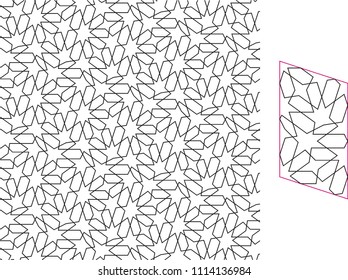 Textile pattern. Geometric  Background. Wallpaper.