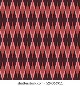 Textile pattern of rhombuses.Diamond shapes. Vector.