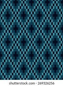 Textile Pattern. Seamless Knitwear