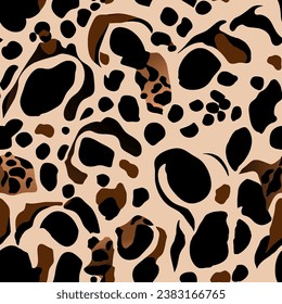 textile pattern suitable for the size from wild animal skin