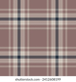 Textile pattern tartan of background check plaid with a texture seamless vector fabric in pastel and light colors.