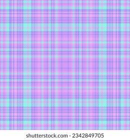 Textile pattern texture of check vector fabric with a seamless background plaid tartan in violet and indigo colors.