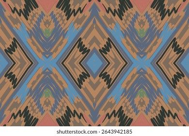 um padrão têxtil que parece ser um tipo de tecelagem Ikat, provavelmente um desenho da Patola de Patan, Gujarat, Índia. 
Patola: são duplos ikat tecido saris, tradicionalmente feito de seda, 
