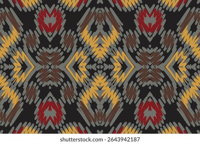 um padrão têxtil que parece ser um tipo de tecelagem Ikat, provavelmente um desenho da Patola de Patan, Gujarat, Índia. 
Patola: são duplos ikat tecido saris, tradicionalmente feito de seda, 