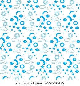 textile patterns with bright natural themes