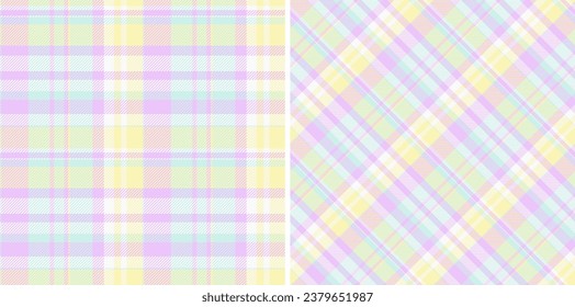 Textilabiles Tartan von Hintergrund Vektortest mit einem Gewebe Textur Muster nahtlos in Lieblingsfarben gesetzt.