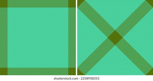 Textile plaid texture. Seamless background fabric. Vector tartan pattern check in set.