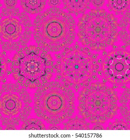 Textile print for bed linen, jacket, package design, fabric and fashion concepts. Vector seamless background. Abstract seamless snowflakes design. Snowflakes seamless pattern with watercolor effect.