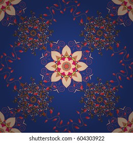 Textile print for bed linen, jacket, package design, fabric and fashion concepts. Abstract vector seamless pattern flower design in colors. Floral seamless pattern with watercolor effect.