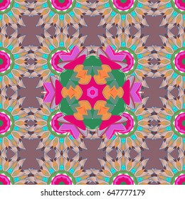 Textile print for bed linen, jacket, package design, fabric and fashion concepts. Abstract vector seamless pattern flower design in blue colors. Floral seamless pattern with watercolor effect.