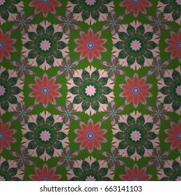 Textile print for bed linen, jacket, package design, fabric and fashion concepts. Abstract vector seamless pattern flower design in colors. Floral seamless pattern with watercolor effect.