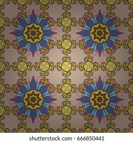 Textile print for bed linen, jacket, package design, fabric and fashion concepts. Abstract vector seamless pattern flower design in pink colors. Floral seamless pattern with watercolor effect.