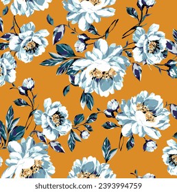 textile print Pattern and batik print Background digital printing vector design