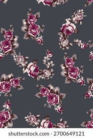 Patrón de impresión textil para un hermoso diseño