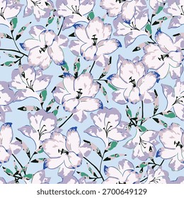 Patrón de impresión textil para un hermoso diseño