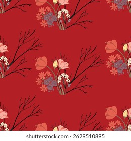 Textile repeat fabric artwork designs
