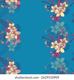 Textile repeat fabric artwork designs