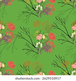Textile repeat fabric artwork designs