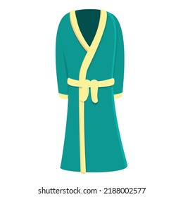 Textile robe icon cartoon vector. Fabric cloth. Spa home