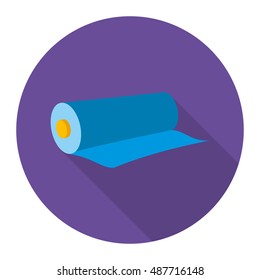 Textile roll icon of vector illustration for web and mobile