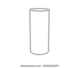 Ícone do vetor de rolo têxtil. Design de ilustração de tubo de papel para toalha de limpeza de cozinha, tapete, percorrer o que homem, tecido.
