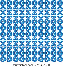 Textil sin patrón geométrico de triángulos azules