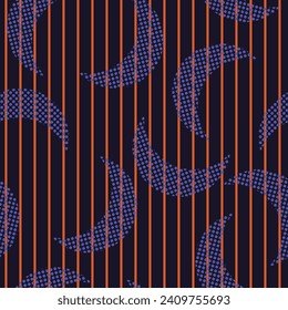 Textile seamless pattern. Aesthetic Contemporary printable abstract Minimal elegant design. 