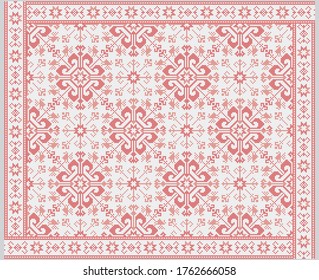 Textile seamless pattern design - Women Lawn suits pattern collection - ready to print vector 