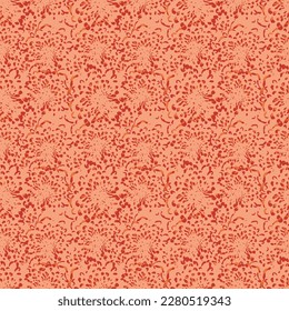 Textile seamless pattern and wallpaper