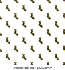 Textile sock pattern seamless vector repeat for any web design