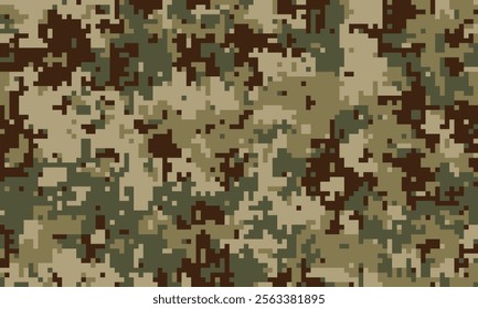 Textile spotted stylish mosaic. Fashion creative defense hiking. Environment tile spot armed forces. Pixelated cover wallpaper vintage.