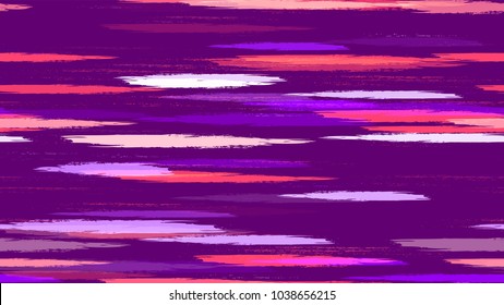 Textile Striped Vector Seamless Grunge Texture. Grungy Seamless Lines Pattern Design. Painted Watercolor Style Texture. Packaging, Fabric Print Design Pattern.