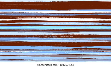 Textile Striped Vector Seamless Grunge Texture. Grungy Seamless Lines Pattern Design. Holiday, Summer Watercolor Texture. Cloth, Linen, Textile Print Design Background.