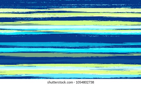 Textile Striped Vector Seamless Grunge Texture. Hand Painted Fashion Seamless Pattern. Paint Watercolor Style Stripes. Fabric, Fashion Print Design Pattern.
