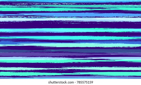 Textile Striped Vector Seamless Grunge Texture. Hand Painted Fashion Seamless Pattern. Holiday, Summer Watercolor Texture. Packaging, Fabric Print Design Background.