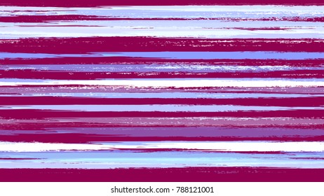 Textile Striped Vector Seamless Grunge Texture. Hand Painted Fashion Seamless Pattern. Dyed Stripes in Watercolor Style. Fabric, Fashion Print Design Pattern.