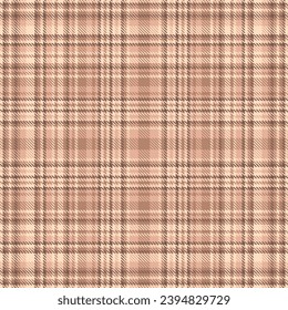 Textile tartan plaid of pattern fabric vector with a check background texture seamless in orange and light colors.