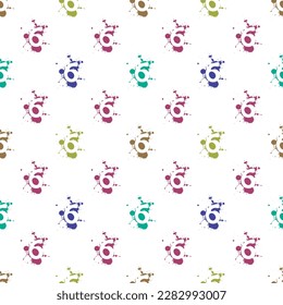 Textile Textural seamless pattern and wallpaper of numbers pattern