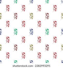 Textile Textural seamless pattern and wallpaper of numbers pattern