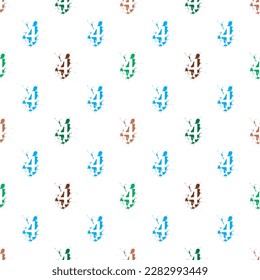 Textile Textural seamless pattern and wallpaper of numbers pattern