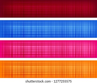 Textile textured banners