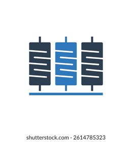 Textile Thread Icon Sign Symbol