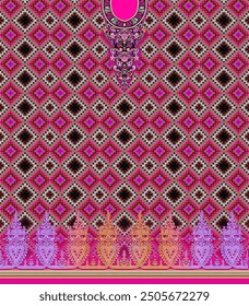 
Textile Three Pieces Design, Pakistani Ladies Kurti 