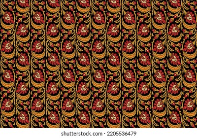 textile traditional allover pattern design for print, SMALL MUGHAL FLOWER PATTERN DESIGN BACKGROUND ART FOR FABRIC.