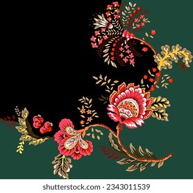 Textile Trendy contemporary floral seamless pattern with leopard print. Fashionable template for design. Soft feminine pastel palette.
