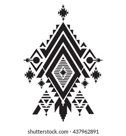 Aztec Vector Element Ethnic Ornament Tribal Stock Vector (Royalty Free ...