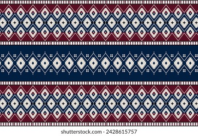 Textile, Vector illustration of fabric pattern or geometric texture modern pattern for background, boho geometric ornament,wallpaper,carpet,batik,ethnic